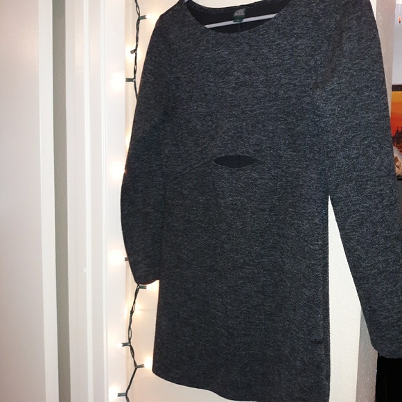 Grey sweater dress - Picture 1 of 2
